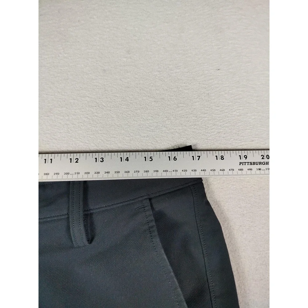 Under Armour Tech Pants Mens 34 Black Microfiber Chino Golf Performance Casual